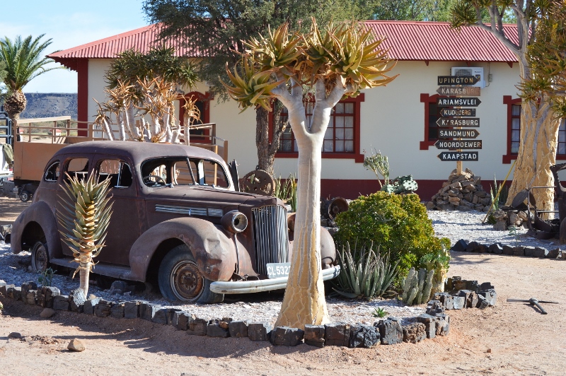 The very interesting settlement of Solitaire is not far from Sesriem Camping Sossusvlei