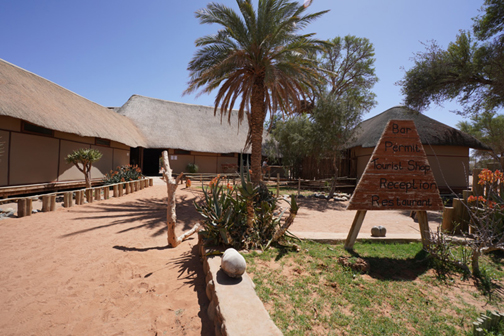 The reception and shop at Sesriem Camping Sossusvlei