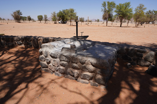 Barbeque facilities at each campsite at Sesriem Camping Sossusvlei